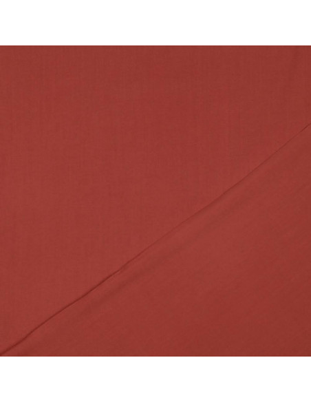 Tissu, Viscose Unie, Terracotta, Laize 142 cm, 100% Viscose 110g/m²