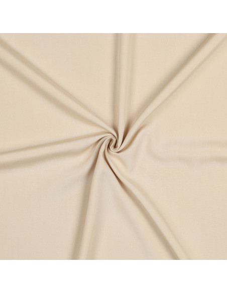 Tissu, Viscose Unie, Sable, Laize 142 cm, 100% Viscose 110g/m²