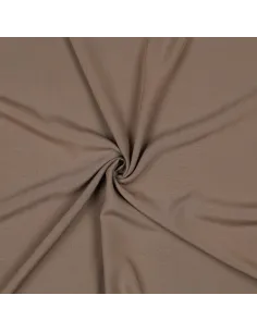Tissu, Viscose Unie Radiance, Taupe, Laize 142 cm, 100% Viscose 110g/m²