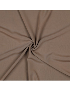 Viscose unie Radiance, taupe