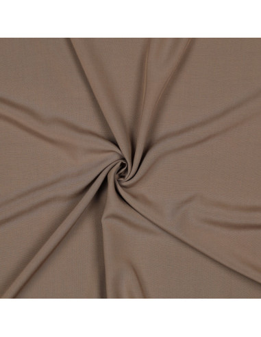 Tissu, Viscose Unie Radiance, Taupe, Laize 142 cm, 100% Viscose 110g/m²