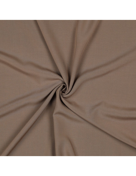 Tissu, Viscose Unie Radiance, Taupe, Laize 142 cm, 100% Viscose 110g/m²