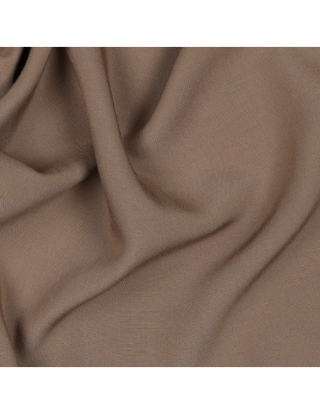 Tissu, Viscose Unie Radiance, Taupe, Laize 142 cm, 100% Viscose 110g/m²
