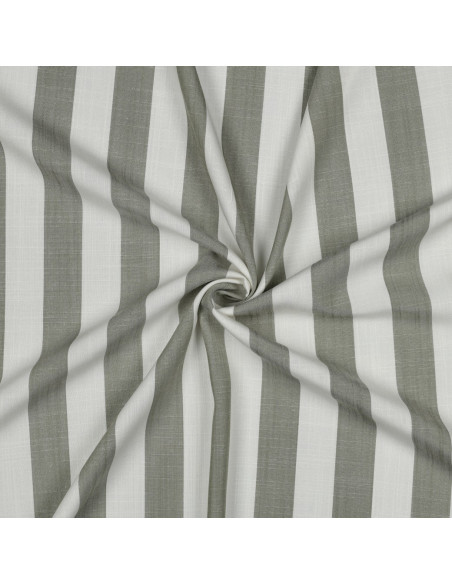 Tissu, Jacquard Rayures Larges, Vert Émeraude, Laize 145 cm, 100% Viscose 180g/m²