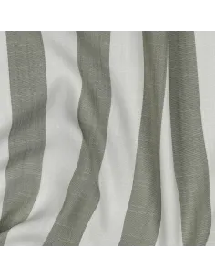 Tissu, Jacquard Rayures Larges, Vert Émeraude, Laize 145 cm, 100% Viscose 180g/m² 2
