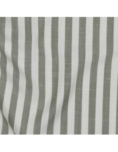 Viscose jacquard, rayures moyennes, vert 2