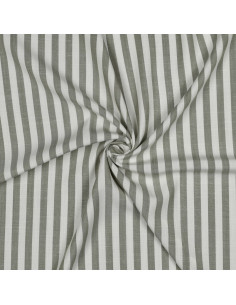 Viscose jacquard, rayures moyennes, vert