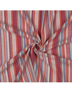 Jacquard lin et viscose, rayé 2