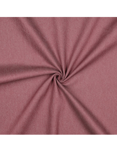 Tissu, Denim Stretch, Bois de Rose, Laize 150 cm, 65% Coton 270g/m²