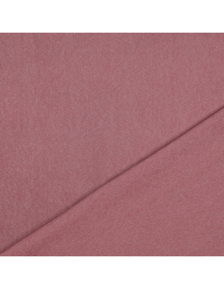 Tissu, Denim Stretch, Bois de Rose, Laize 150 cm, 65% Coton 270g/m²