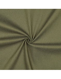 Jean stretch, denim, vert olive