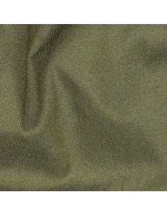 Jean stretch, denim, vert olive 2