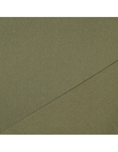 Tissu, Denim Stretch, Vert Olive, Laize 150 cm, 65% Coton 270g/m²