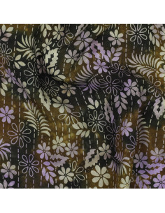 Batik viscose, feuilles