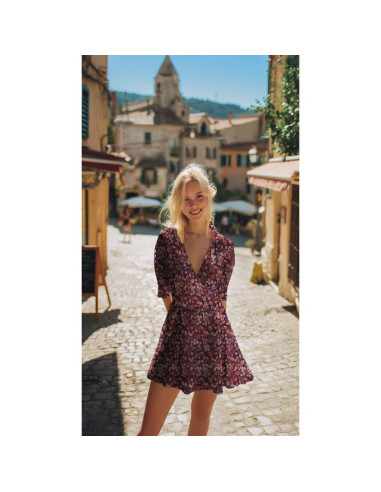 Batik viscose, feuilles