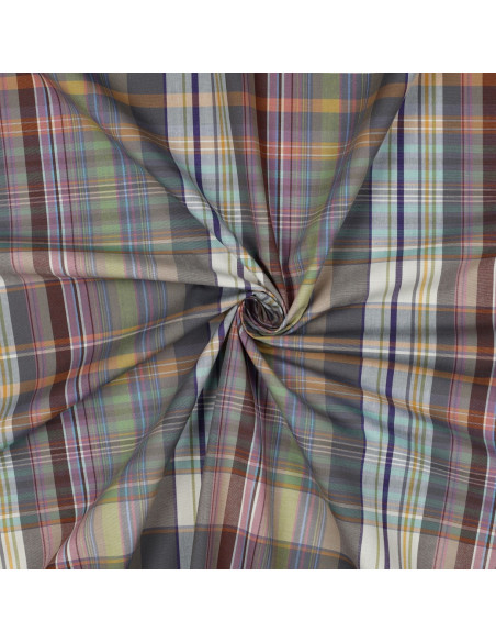 Jacquard coton, carreaux