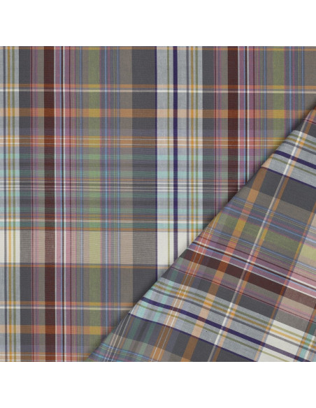 Jacquard coton, carreaux