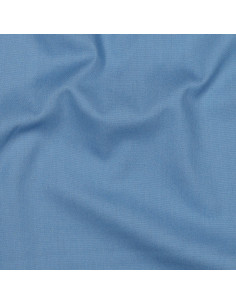 Popeline de coton unie, bleu jean clair 2