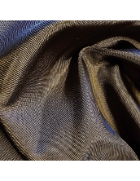 Tissu, Doublure Pongé Antistatique, Marron, Laize 150 cm, 100% Acétate