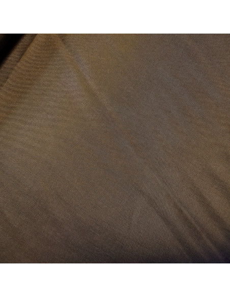 Tissu, Doublure Pongé Antistatique, Marron, Laize 150 cm, 100% Acétate
