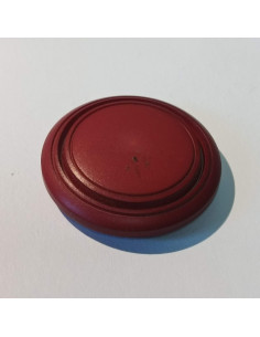Bouton polyester à tunnel , 30mm, rouge bordeaux 2