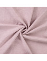 Toile souple lin coton viscose, rose
