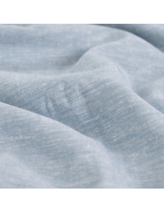 Toile souple lin coton viscose, bleu 2