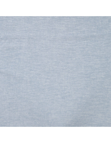 Tissu, Toile Souple Chinée, Bleu, Laize 140 cm, 55% Lin 25% Coton 20% Viscose 165g/m²