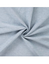 Toile souple lin coton viscose, bleu