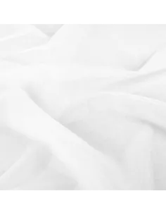 Tissu, Tulle Souple Pailleté "Voile de Mariée", Blanc Argenté, Laize 160 cm, Polyamide 15g/m² 2