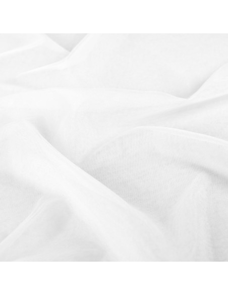 Tissu, Tulle Souple Pailleté "Voile de Mariée", Blanc Argenté, Laize 160 cm, Polyamide 15g/m²