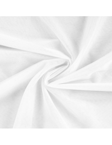 Tissu, Tulle Souple Pailleté "Voile de Mariée", Blanc Argenté, Laize 160 cm, Polyamide 15g/m²