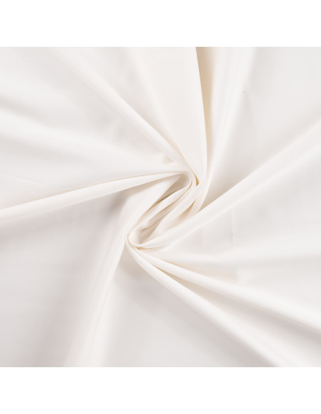 Tissu, Satin de Coton Uni, Écru, Laize 150 cm, 100% Coton 115g/m²