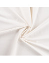 Satin de coton uni, écru