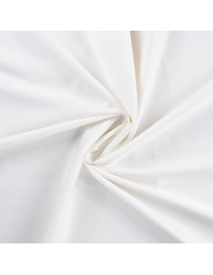 Satin de coton uni, blanc