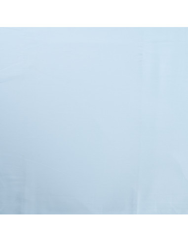 Tissu, Satin de Coton Uni, Bleu Clair, Laize 150 cm, 100% Coton 115g/m²