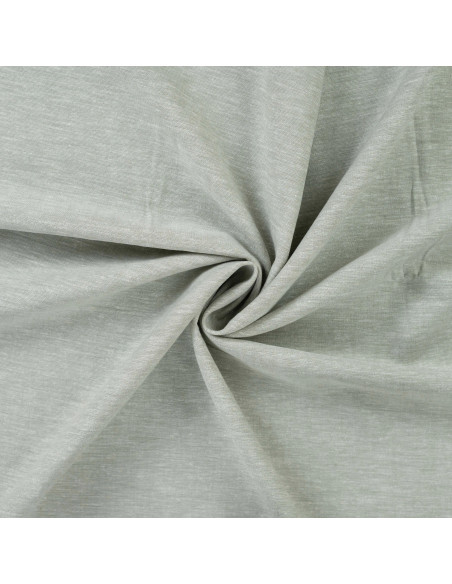 Toile souple lin coton viscose, vert