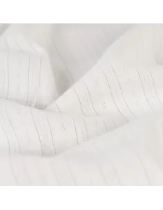 Tissu, Jersey Ajouré Pointelle, Écru, Laize 145 cm, Coton Stretch 2
