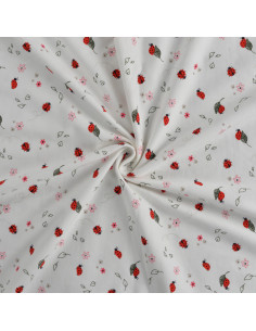 Jersey de coton, coccinelles 2