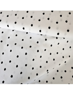 Popeline de coton, pois