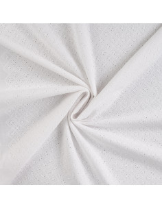 Broderie anglaise, blanc 2