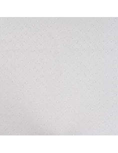Tissu, Broderie Anglaise Fleurie, Blanc Pur, Laize 130 cm, 100% Coton 140g/m²