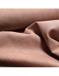 Tissu, Suédine Scuba Unie, Vieux Rose, Laize 150 cm, 95% Polyester 5% Spandex 410g/m² 2
