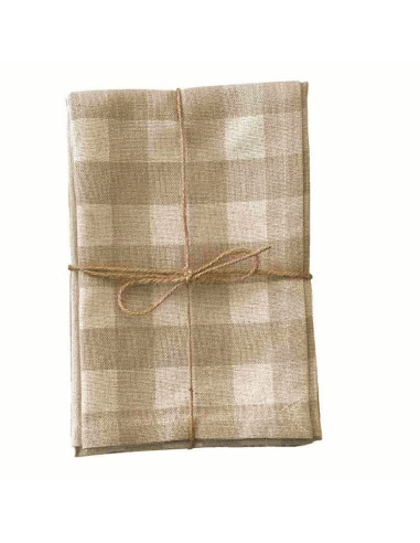 Set de 3 torchons, ficelle