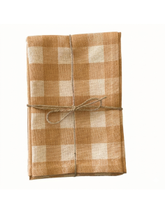 Set de 3 torchons, peanut