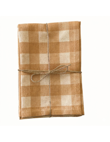 Set de 3 torchons, peanut