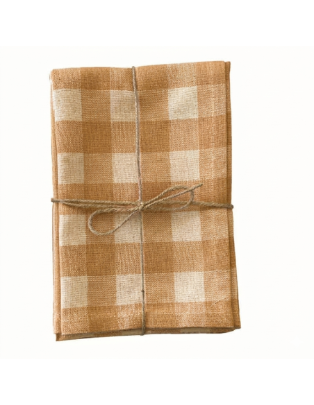 Set de 3 torchons, peanut