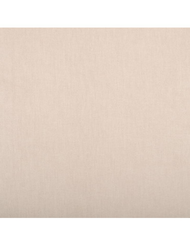 Coton enduit, uni, légèrement glacé, champagne