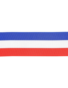 Ruban tricolore, 39mm, bleu blanc rouge 2