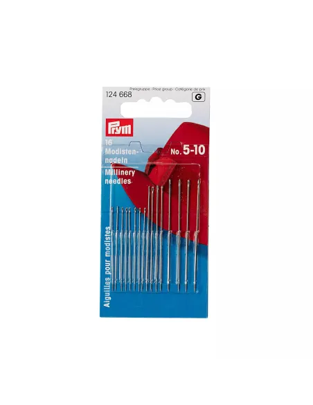 Aiguilles pour modistes Prym No. 5-10 | Zephyr Tissus